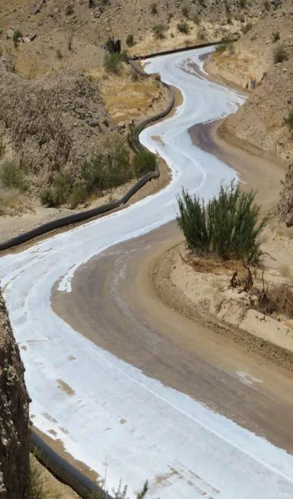 Canyon road — wide view