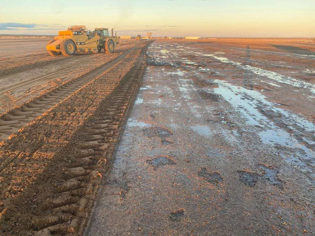 Equipment in operation