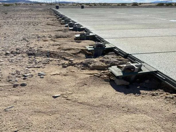 Runway transition detail