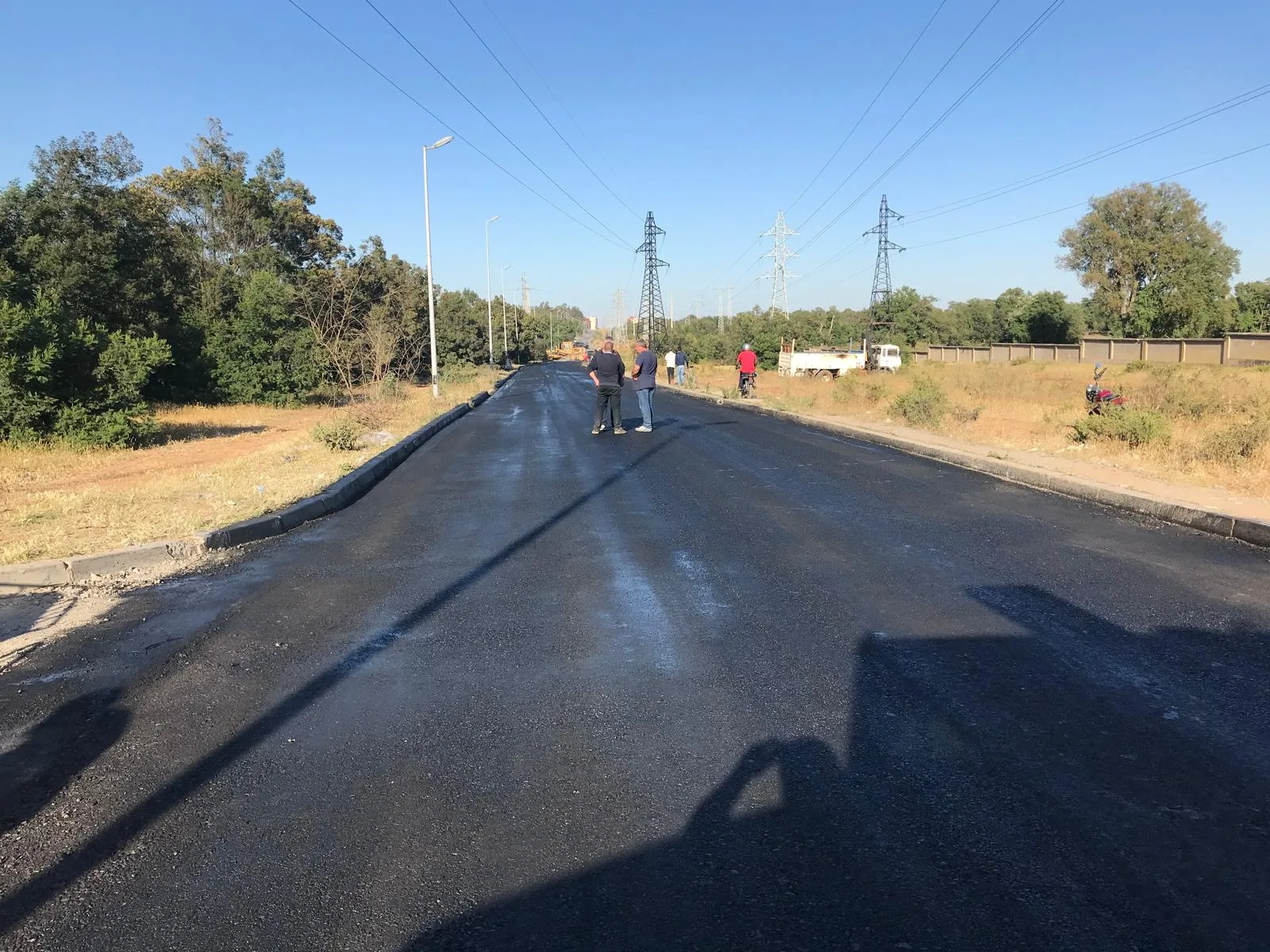 Finished LL-TECH road surface showing durability