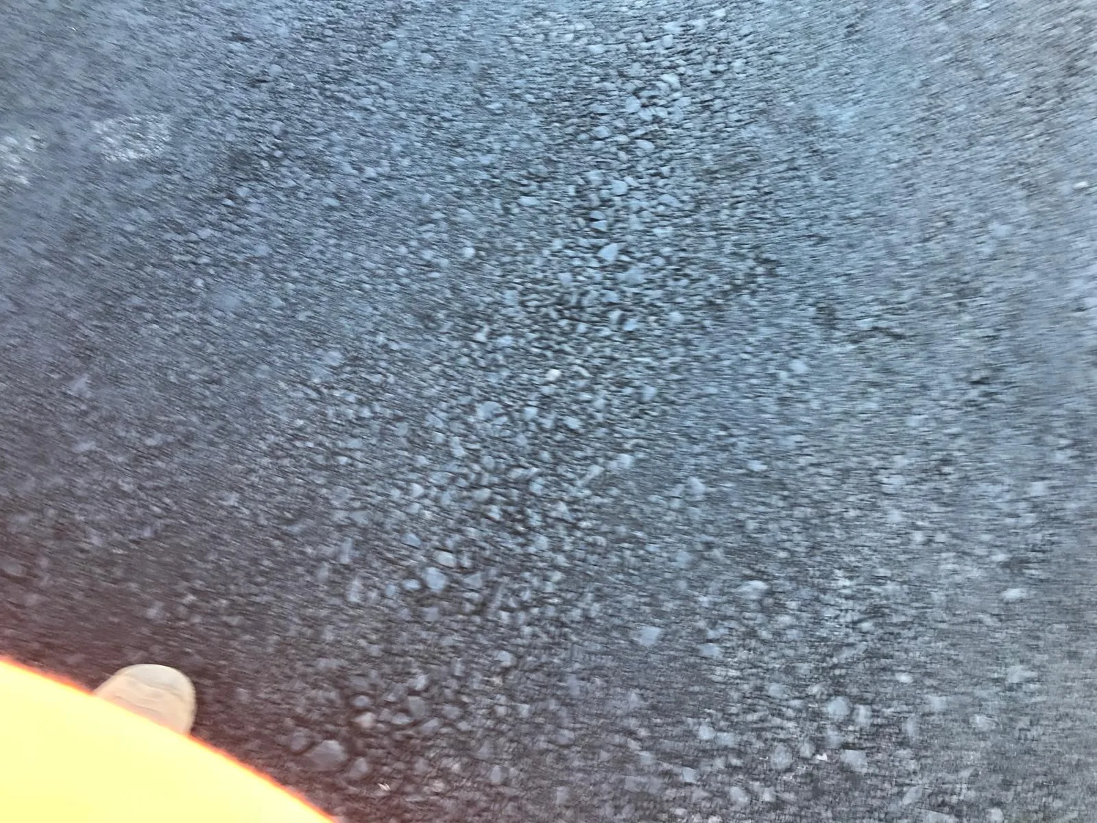 Finished LL-TECH road surface showing durability