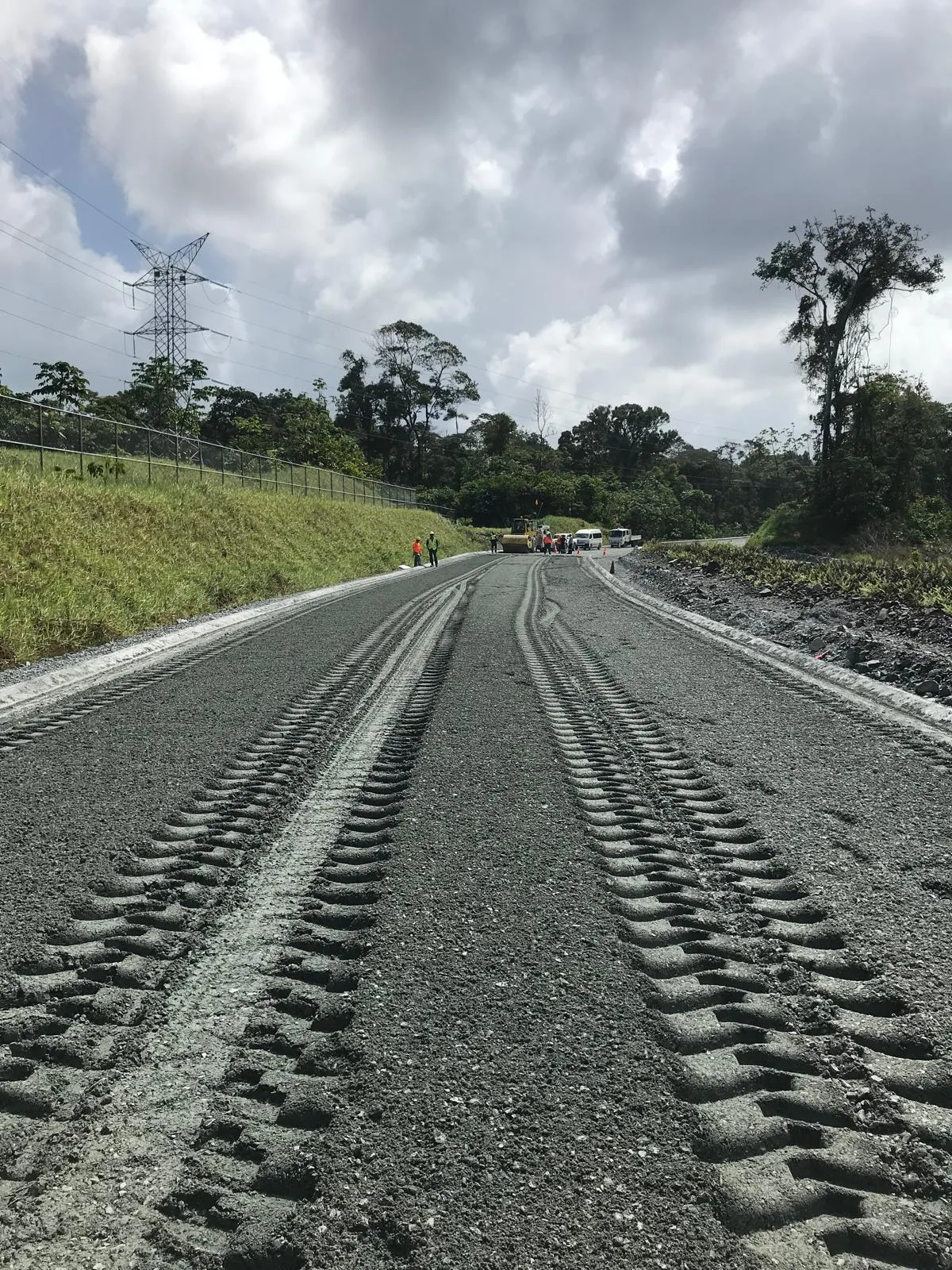 Road surface after LL-TECH treatment